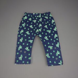 Boy’s 18M Celebrate! St Patrick’s Day Dark Blue Joggers Dinosaurs And Shamrocks
